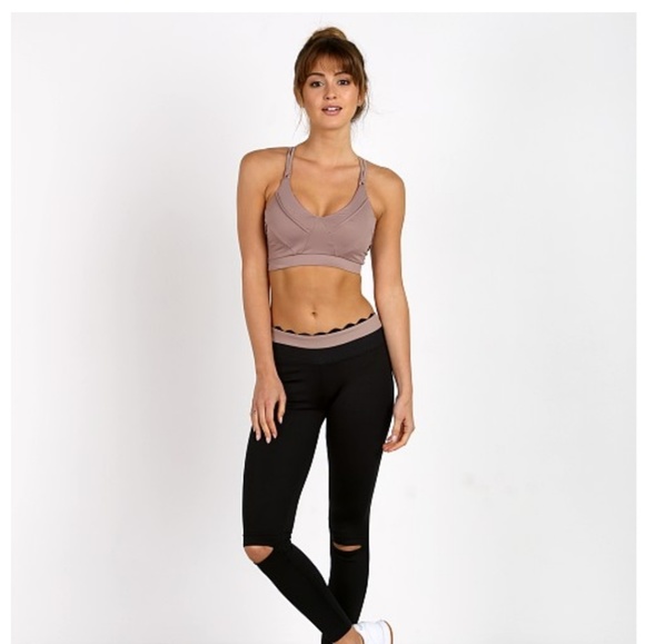 Track & Bliss The Triangle Sports Bra Nude - Picture 3 of 4